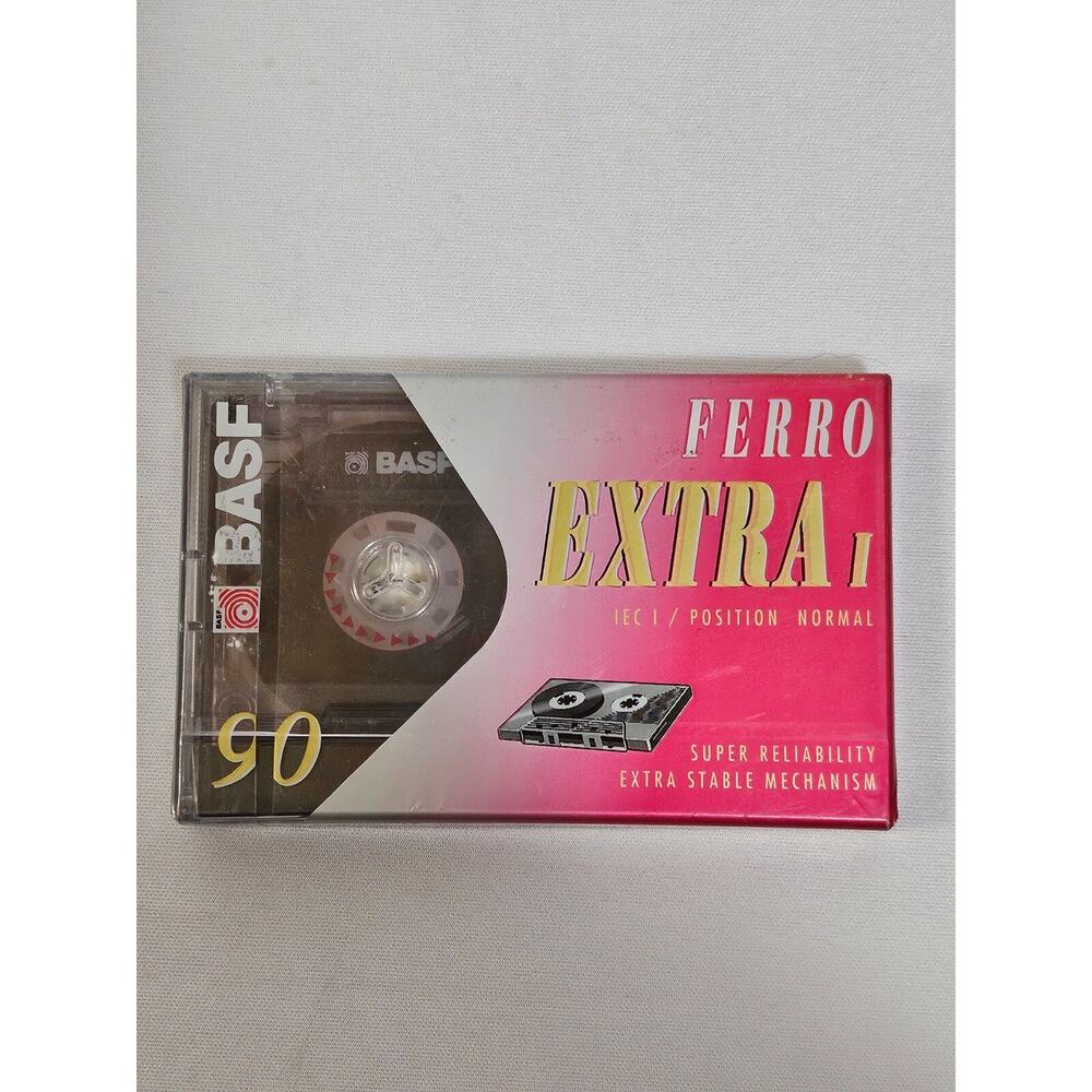 BASF Ferro Extra 90 Minute Cassette Tape [Brand New]
